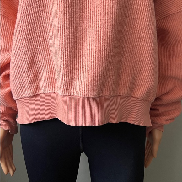 Aerie Oversized Cropped Ribbed Sweatshirt - Picture 5 of 16